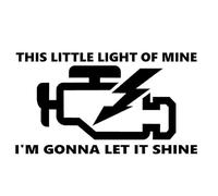 This Little Light Of Mine I'm Gonna Let It Shine- - Die Cut Vinyl Decal for Cars, Trucks, Motorcycles, Vans, Laptops, ToolBoxes, Windows, Mobiles, etc (Soft Pink, 5x5)