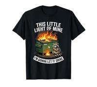 This Little Light of Mine I'm Gonna Let It Shine Raccoon T-Shirt