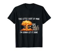 This Little Light of Mine I'm Gonna Let It Shine Raccoon T-Shirt