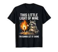This Little Light of Mine I'm Gonna Let It Shine Raccoon T-Shirt