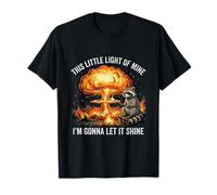This Little Light of Mine I'm Gonna Let It Shine Raccoon T-Shirt