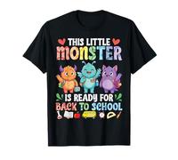 This Little Monster is Ready for Back to School Cute Student T-Shirt