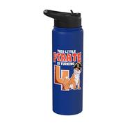 This Little Pirate is Turning 4 Wild Tiger 4th Birthday Stainless Steel Insulated Water Bottle