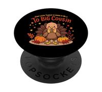 This Little Turkey Big Cousin Announcement PopSockets Adhesive PopGrip