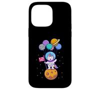 This Little Unicorn Astronaut is 12 for Birthday Girls Case for iPhone 14 Pro Max