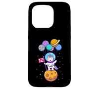 This Little Unicorn Astronaut is 12 for Birthday Girls Case for iPhone 15 Pro