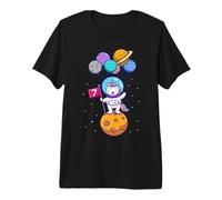 This Little Unicorn Astronaut is 7 for Birthday Girls Premium T-Shirt