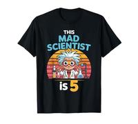 This Mad Scientist is 5 Birthday Science Fun T-Shirt