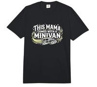 This Mama Comes with A Minivan Soccer Practice Carpool Mom Comfort Colors Adult Heavyweight T-Shirt