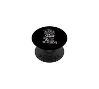 This Mama Runs On Jesus And Teaching PopSockets Adhesive PopGrip