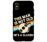 This Man Is Not Old Hes A Classic Retro Birthday Vinyl Case for iPhone X/XS
