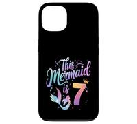 This Mermaid Is 7 Birthday Girl Outfit Cute Ocean Theme Case for iPhone 13