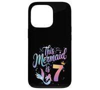 This Mermaid Is 7 Birthday Girl Outfit Cute Ocean Theme Case for iPhone 13 Pro