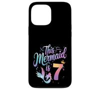 This Mermaid Is 7 Birthday Girl Outfit Cute Ocean Theme Case for iPhone 13 Pro Max