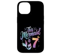 This Mermaid Is 7 Birthday Girl Outfit Cute Ocean Theme Case for iPhone 14