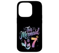 This Mermaid Is 7 Birthday Girl Outfit Cute Ocean Theme Case for iPhone 14 Pro