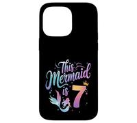 This Mermaid Is 7 Birthday Girl Outfit Cute Ocean Theme Case for iPhone 14 Pro Max
