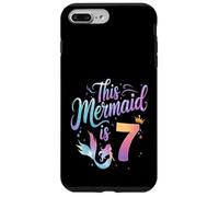 This Mermaid Is 7 Birthday Girl Outfit Cute Ocean Theme Case for iPhone 7 Plus/8 Plus