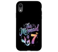 This Mermaid Is 7 Birthday Girl Outfit Cute Ocean Theme Case for iPhone XR
