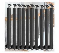 This Metal Baluster Spindles 1/5/10 Pack - Adjustable 270° Railing Spindles for Staircase Balcony & Terrace - Side-Mounted Black Iron il Posts