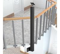 This Metal Baluster Spindles 1/5/10 Pack Adjustable 270° Stair Railing Spindles for Balcony Terrace & Stairs Side-Mounted Black Iron Railings for Enhanced Safety & Style