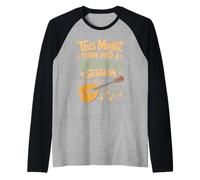 This Might Turn Into A Mandolin Session Jam Night Raglan Baseball Tee