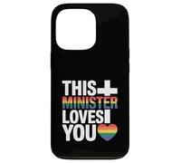 This Minister Loves You LGBTQ Religious Leader Gay Pride Case for iPhone 13 Pro