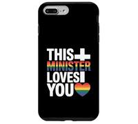 This Minister Loves You LGBTQ Religious Leader Gay Pride Case for iPhone 7 Plus/8 Plus