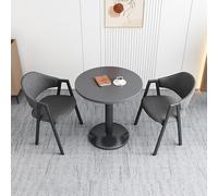 This Modern Business Negotiation Dining Table Chair Set Round Coffee Reception Living Room Balcony Combination