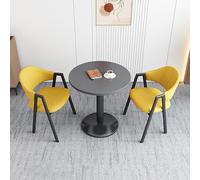 This Modern Business Negotiation Dining Table Chair Set Round Coffee Reception Living Room Balcony Combination