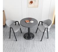 This Modern Business Negotiation Dining Table Chair Set Round Coffee Reception Living Room Balcony Combination