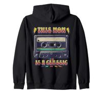 This Mom Is A Classic Cassette Tape Retro Music Mixtape Zip Hoodie