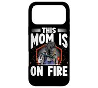 This Mom Is On Fire Steelworks Metal Crafter Welder Welding Case for iPhone 17 Pro Max