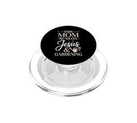 This Mom Runs On Jesus And Gardening PopSockets PopGrip for MagSafe