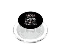 This Mom Runs On Jesus And Teaching PopSockets PopGrip for MagSafe