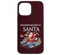 This Month Belongs To Santa Funny Monster Truck Christmas Case for iPhone 13 Pro Max