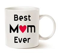 This Mother's Day Gifts Best Mum Coffee Mug, Best Mum Ever Unique Christmas or Birthday Gifts Idea for Mother Mama Mommy Porcelain Cup White, 11 Oz