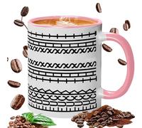 This Mug, 350 ml This Mug, Hidden Message Ceramic Mug, Funny Coffee Mug with Insulated Handle, Funny Gift Mug for Cold and Hot Drinks (Pink)