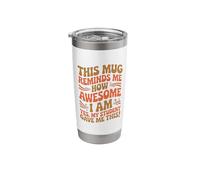 This Mug Reminds Me Teaching Coffee Drinker School Teacher Stainless Steel Insulated Tumbler