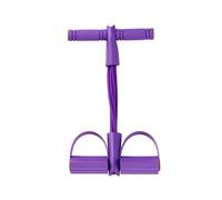 This multi-functional resistance band with 6 handles is a sit-up exercise machine suitable for stretching and shaping training of the abdomen, waist, arms, and legs.