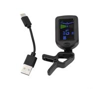 This Multi Functional USB Rechargeable Clip On Instrument Tuner is a Game Changer (B(Color Screen))