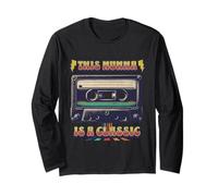 This Mumma is A Classic Cassette Tape Retro Music Mixtape Long Sleeve T-Shirt