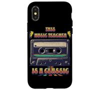 This Music Teacher Is A Classic Cassette Tape Retro Music Case for iPhone X/XS