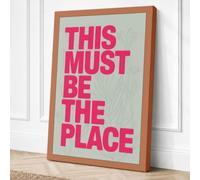 This Must Be the Place Canvas Wall Art Print 18x12 Inch (46 x 30 cm)