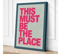 This Must Be the Place Canvas Wall Art Print 24x16 Inch (61 x 41 cm)