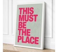 This Must Be the Place Canvas Wall Art Print 24x16 Inch (61 x 41 cm)