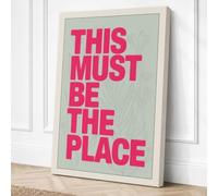 This Must Be the Place Canvas Wall Art Print 36x24 Inch