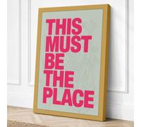 This Must Be the Place Canvas Wall Art Print 36x24 Inch (91 x 61 cm)
