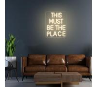 This Must Be The Place Neon Sign Led Light Bar Pub Sign Home Room Bedroom Decoration Wall Art Shop