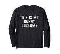 This My Bunny Costume Halloween Funny Easy Kids Adult Long Sleeve T-Shirt